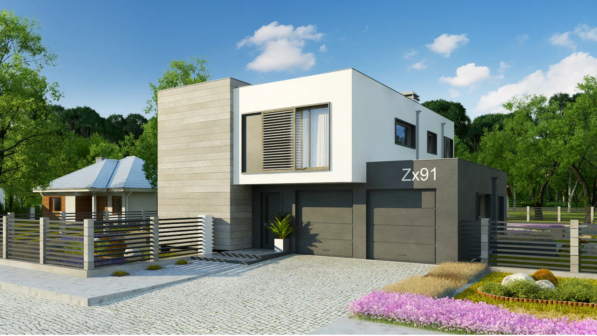 Projekt domu Zx91 Prosty, nowoczesny dom o powierzchni ok 170 m2 z