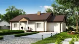 Namo projektas Z8 GP - Namas su garažu dešinėje