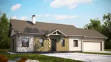 Namo projektas Z241 GP2 - Su dviviečiu garažu dešinėje