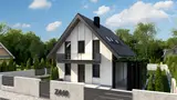 Gotowy projekt domu Z440 - Mały dom, duże możliwości...
Dom z 3 sypialniami i salonem z antresolą