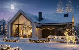 projekt Z357 to jednorodzinny dom  z dachem wielospadowym, z garażem. We wnętrzu znajdują się: sień, hol, garderoba, spiżarnia, kuchnia, pomieszczenie gospodarcze, garaż, hol, garderoba, garderoba, pralnia, garderoba, schody, 5 sypialnie i 4 łazienki.