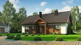 Gotowy projekt domu Z369 - Jednorodzinny dom murowany z dachem dwuspadowym.