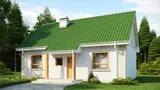 Gotowy projekt domu Z12 - Dom z dachem dwuspadowym, łatwy w budowie.
