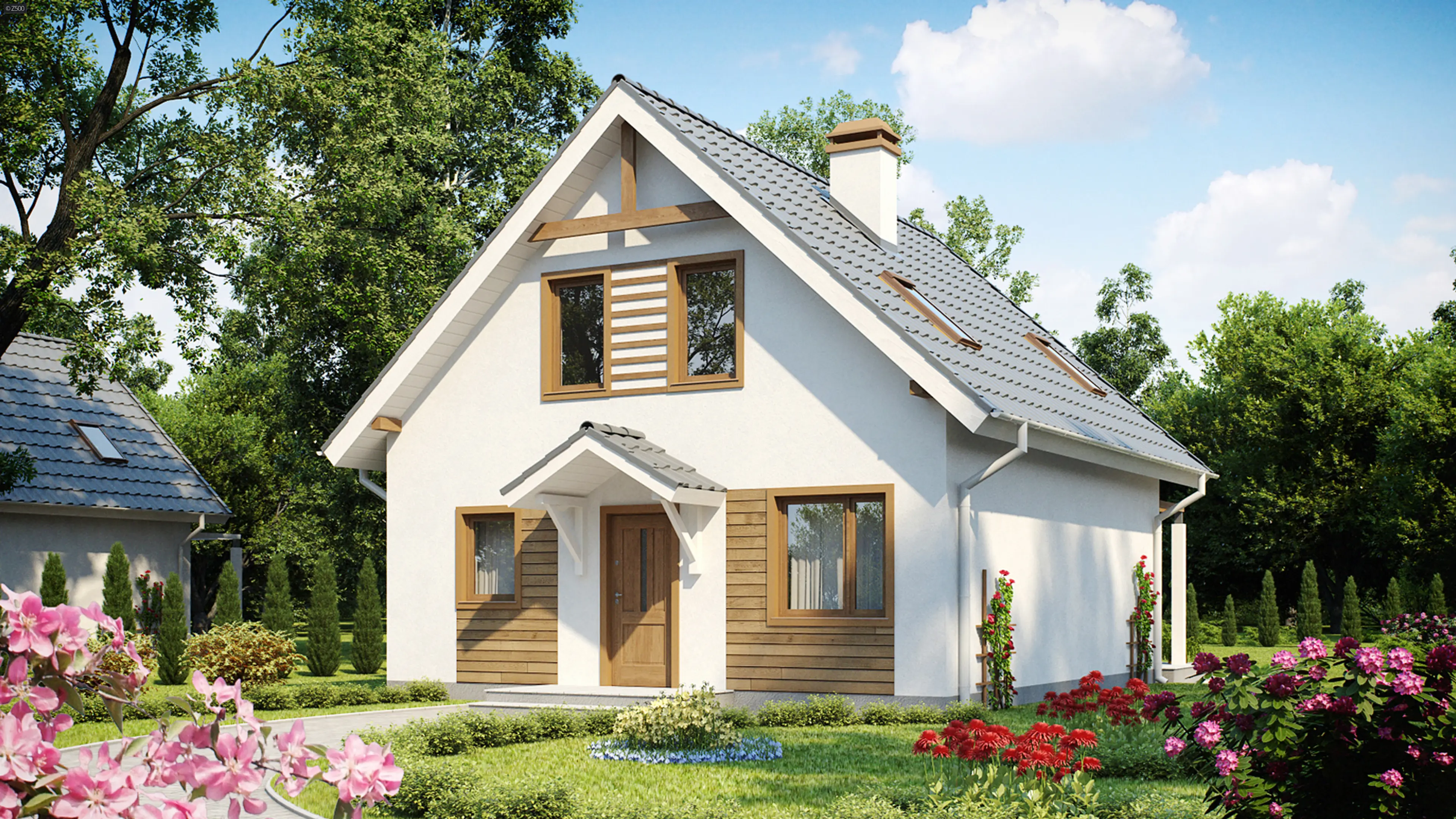 Двухэтажный дом. Двухэтажный дом с эркером и гаражом. Маленький домик из пеноблоков. Дом из бруса с эркером. Дом 4900.