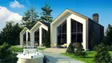 Gotowy projekt domu Z448 - Domek z antresolą w technologii murowanej na małą działkę rekreacyjną