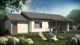 Mājas projekts Z7 GP - Mazas mājas projekts ar garāžu  - Z7 L GL