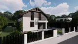 Mājas projekts Z38 plus - Divstāvu mājas projekts ar balkonu - Z38 plus