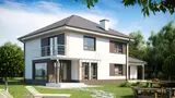 Mājas projekts Zx12 - Ģimenes māju projekts ar garāžu - Zx12