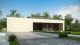 Mājas projekts Zx72 - Vienstāvu mājas projekts ar garāžu - Zx72