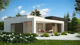 Mājas projekts Zx105 D B - Nelielas modernas mājas projekts - Zx105 D B