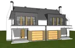 Mājas projekts Zb5 duo 40 - Mūsdienīgs dvīņu mājas projekts - Zb5 duo 40