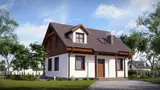 Gotowy projekt domu Z3 D - Projekt w technologii szkieletu drewnianego