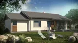 Gotowy projekt domu Z7 GP - wersja z garażem po prawej stronie