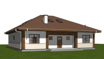 Projekt domu Zx7 Współczesna forma kubiczna z kopertowym