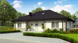 Gotowy projekt domu Z10 stu 30 - z kątem nachylenia dachu 30* i poddaszem