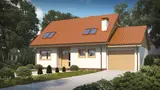 Gotowy projekt domu Z40 GP - z garażem po prawej stronie