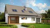 Gotowy projekt domu Z66 GP - z garażem po prawej stronie