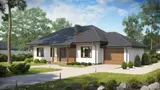 Gotowy projekt domu Z69 GP - z garażem po prawej 