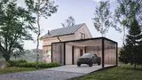 Gotowy projekt domu Z541 D RI - Budynek rekreacji indywidualnej o powierzchni zabudowy 35m2 - sama architektura