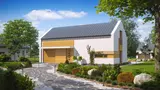 Gotowy projekt domu Z232 modern - bez okapów