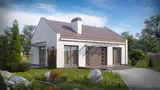 Gotowy projekt domu Z252 v2.0 - z innym układem pomieszczeń
