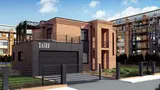 Mājas projekts Zx126 ba - Wariant projektu bez antresoli z dodatkowym pokojem