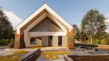 Gotowy projekt domu Z472 D Brzechwa - Projekt z budową