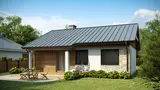 Gotowy projekt domu Z78 D Brzechwa - Projekt z budową