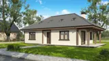 Gotowy projekt domu Z85 v2 - ze zmienionym rozkładem pomieszczeń