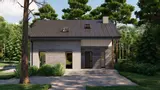 Gotowy projekt domu Z149 bG - wariant projektu bez garażu