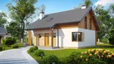 Gotowy projekt domu Z210 v1 - Przytulny dom z dodatkowym pokojem na parterze i dużą kotłownią.