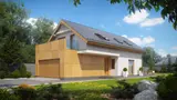 Gotowy projekt domu Z292 - Idealny, wygodny dom na bardzo wąską działkę, dla dużej rodzinny.