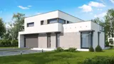 Gotowy projekt domu Zx46 GL2 - Komfortowa rezydencja, nowoczesny design, optymalnie zaaranżowane wnętrze, z garażem.