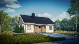 Gotowy projekt domu Z7 35 - Wersja projektu w technologii murowanej z kątem nachylenia dachu 35 stopni