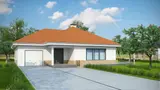 Gotowy projekt domu Z141 GL - wariant z garażem po lewej stronie