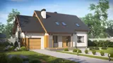 Gotowy projekt domu Z92 GL - Komfortowy dom z garażem jednostanowiskowym oraz dodatkowym pomieszczeniem.