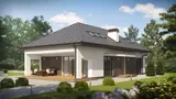Gotowy projekt domu Z85 C - Wersja o nowoczesnym wyglądzie 