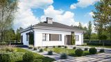 Gotowy projekt domu Z273 a - Kompaktowy dom parterowy z trzema sypialniami