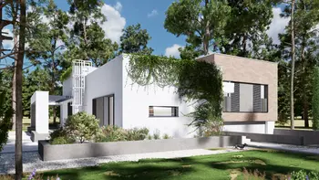 その他 TREEDOM Projekt domu Zx54 Piętrowy dom w nowoczesnym stylu z