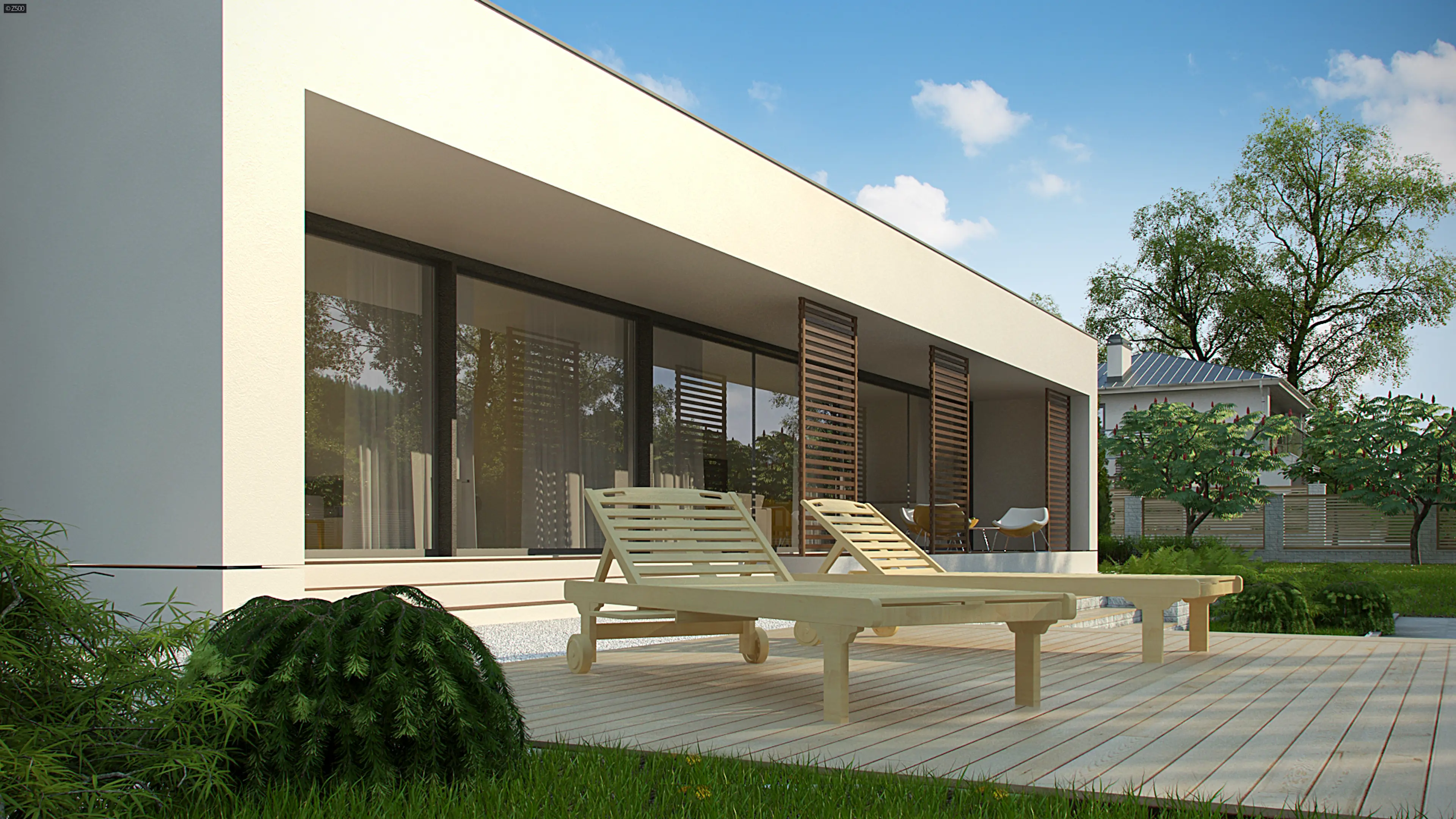 Z500 - Projects of houses and garages, family houses