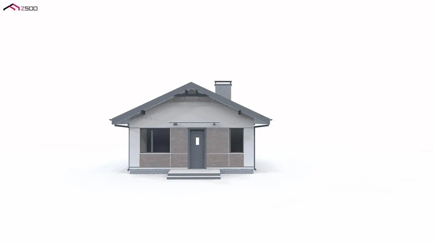 Home project  - Mały dom z werandą