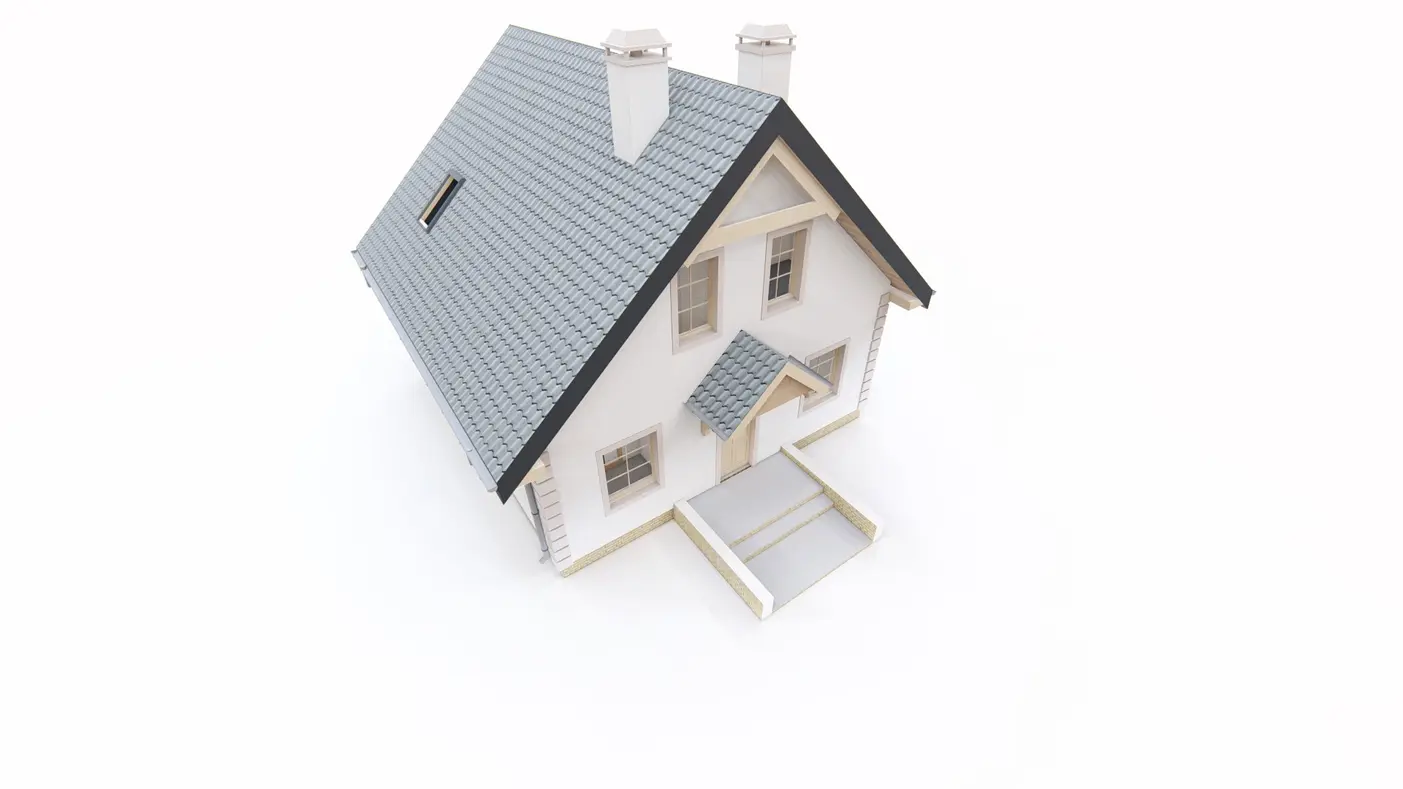 Home project  - Przestronny i funkcjonalny dom z dwuspadowym dachem, łatwy i tani w budowie.