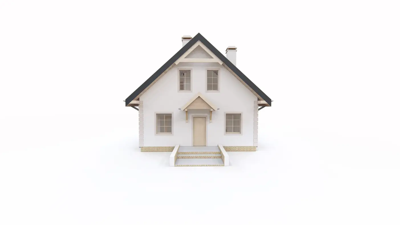 Home project  - Przestronny i funkcjonalny dom z dwuspadowym dachem, łatwy i tani w budowie.
