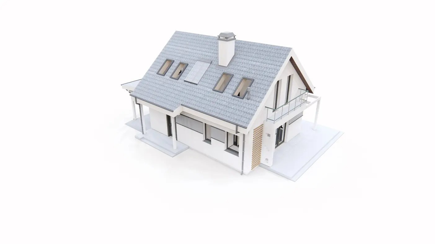 Home project  - Tani w realizacji, ekonomiczny w utrzymaniu, wygodny dom z gabinetem na parterze