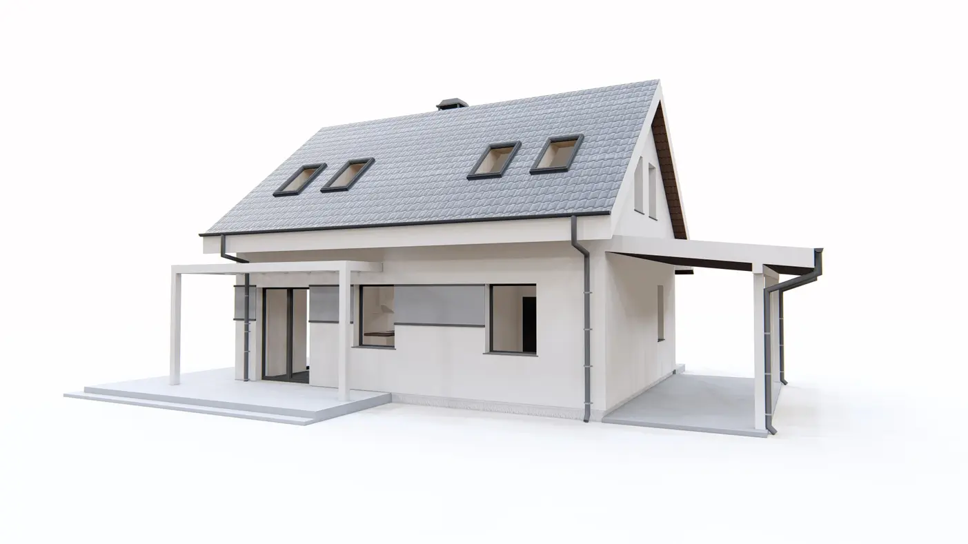 Home project  - Tani w realizacji, ekonomiczny w utrzymaniu, wygodny dom z gabinetem na parterze