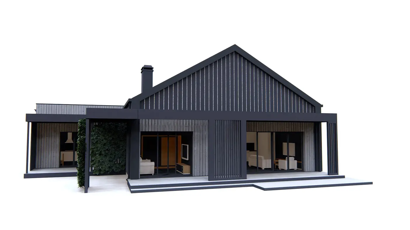 Mājas projekts  - Mūsdienīgas mājas projekts - Z463