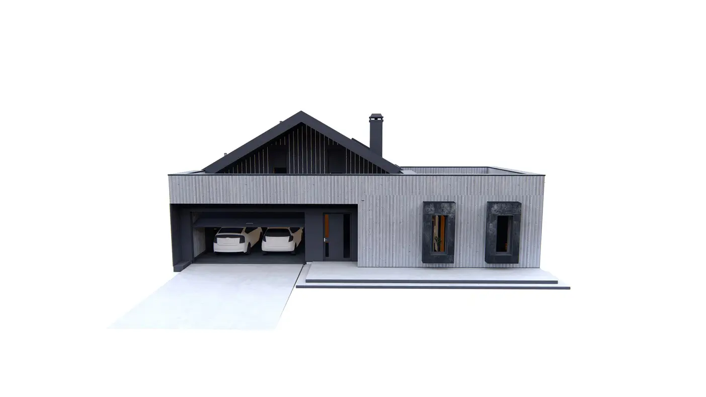 Mājas projekts  - Mūsdienīgas mājas projekts - Z463