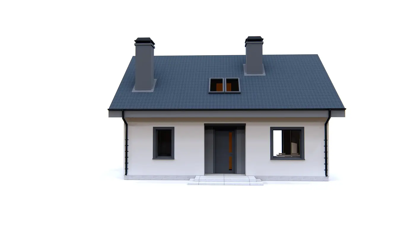 Home project  - Projekt domu na małą działkę, tani w budowie, ekonomiczny w użytkowaniu.