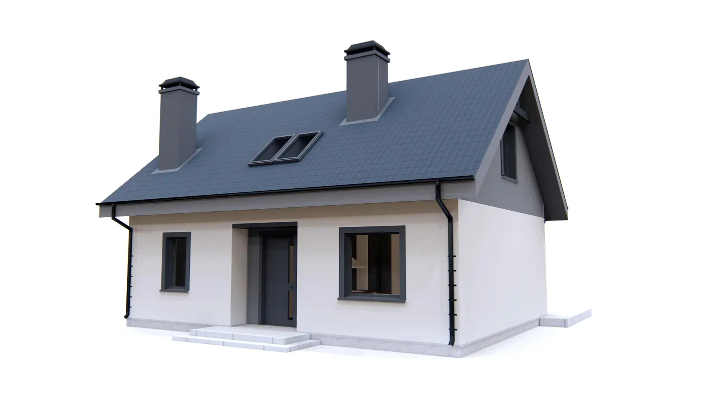 Home project  - Projekt domu na małą działkę, tani w budowie, ekonomiczny w użytkowaniu.