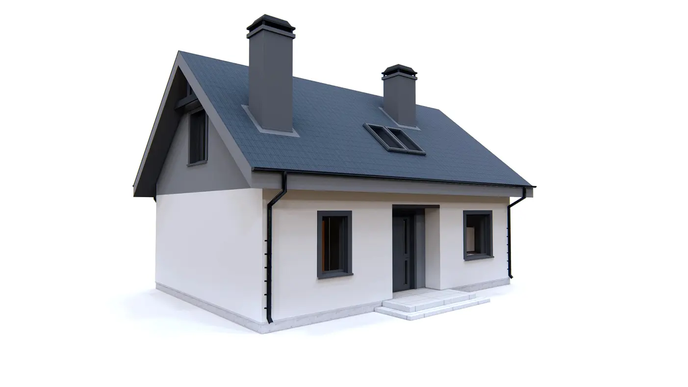 Home project  - Projekt domu na małą działkę, tani w budowie, ekonomiczny w użytkowaniu.